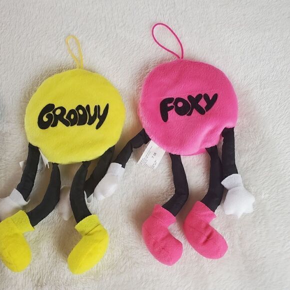 1997 Stuffins Smiley Face Beanie Plush Hanging Doll - Picture 6 of 8